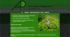Desktop Screenshot of gartenbau-pflugmacher.de